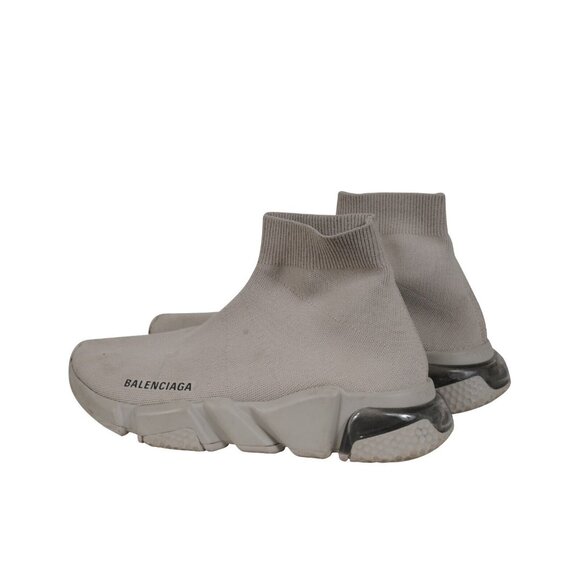 Balenciaga Womens Speed Sock Runner EU 37 US 7 Nude Gray Trainers Sneakers - Picture 5 of 11